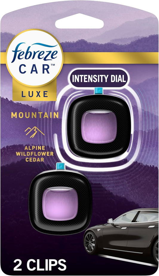 Febreze - Mountain Scent Air Freshener Vent Clip (2 Pack)