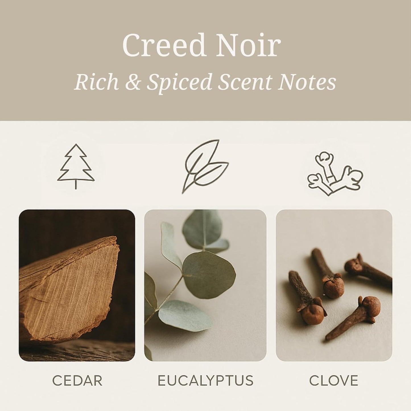Aeris - Creed Noir Includes Clip + Refillable Scent Stone