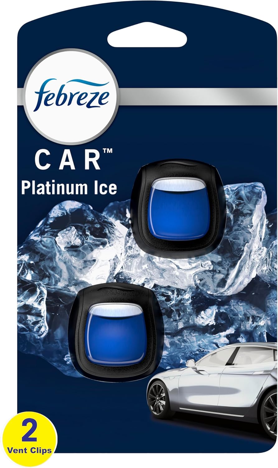 Febreze - Platinum Ice Scent Air Freshener Vent Clip (2 Pack)