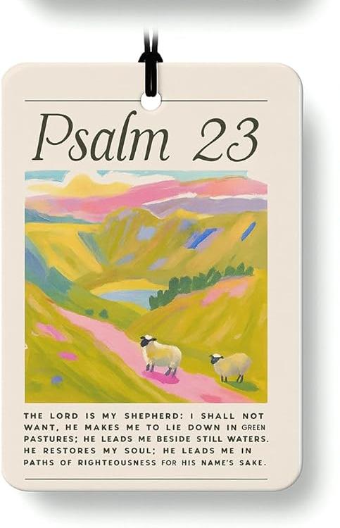 Christian Scripture Car Air Freshener