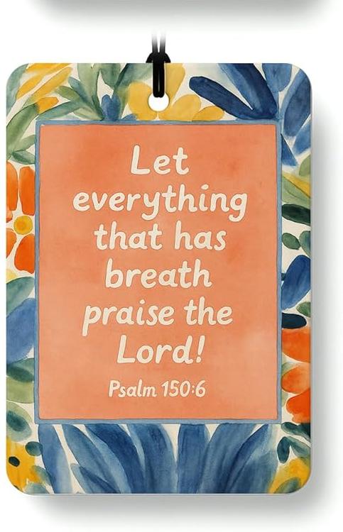 Christian Scripture Car Air Freshener