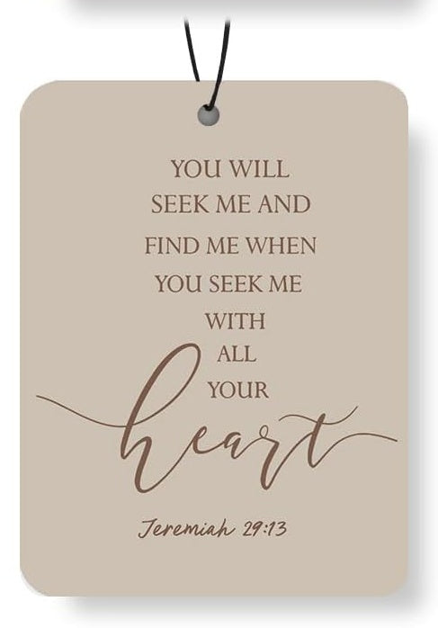 Christian Scripture Car Air Freshener