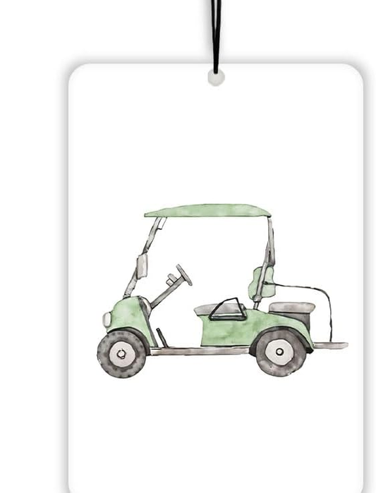 Golf Cart Watercolor - Paper Hanging Scent
