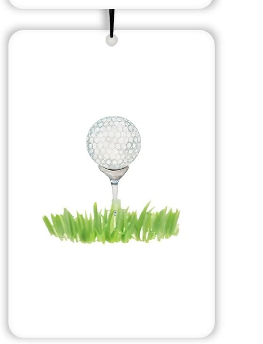 Golf Ball Watercolor - Paper Hanging Scent