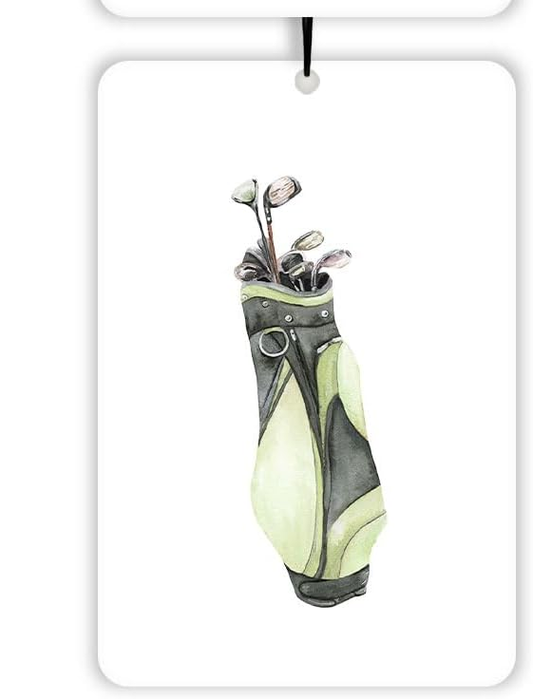 Golf Bag Watercolor - Paper Hanging Scent
