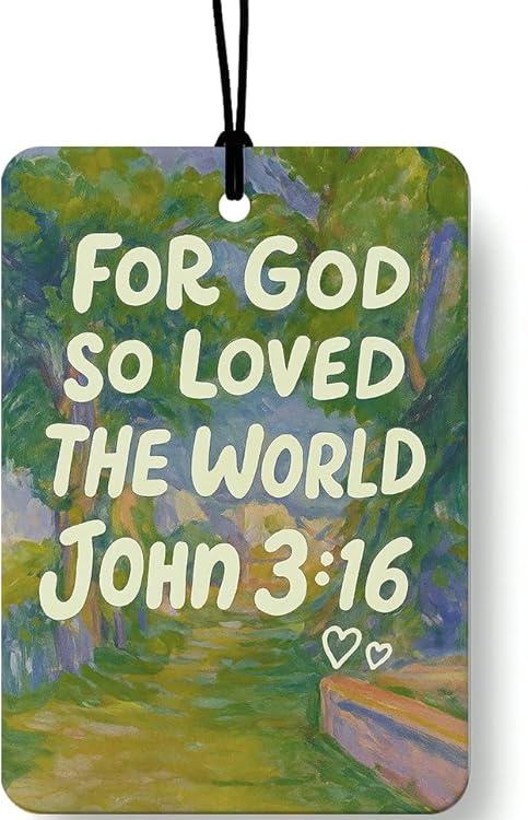 Christian Scripture Car Air Freshener