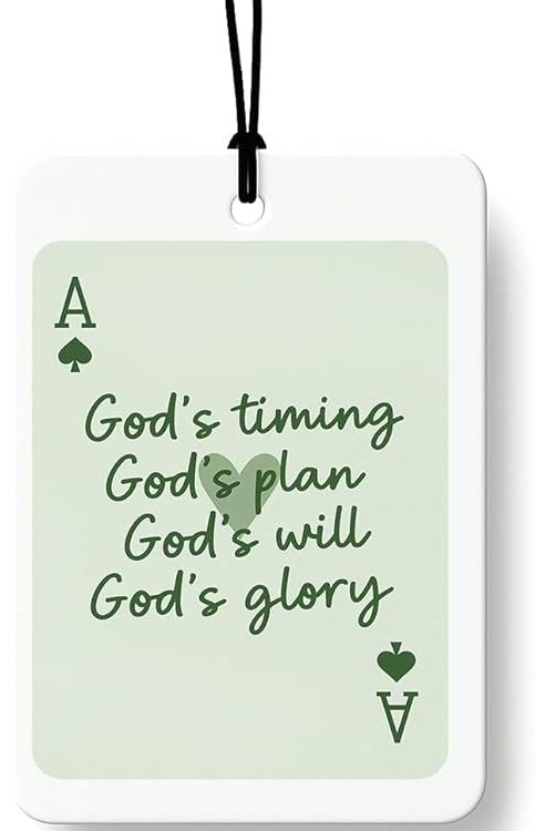 Christian Scripture Car Air Freshener